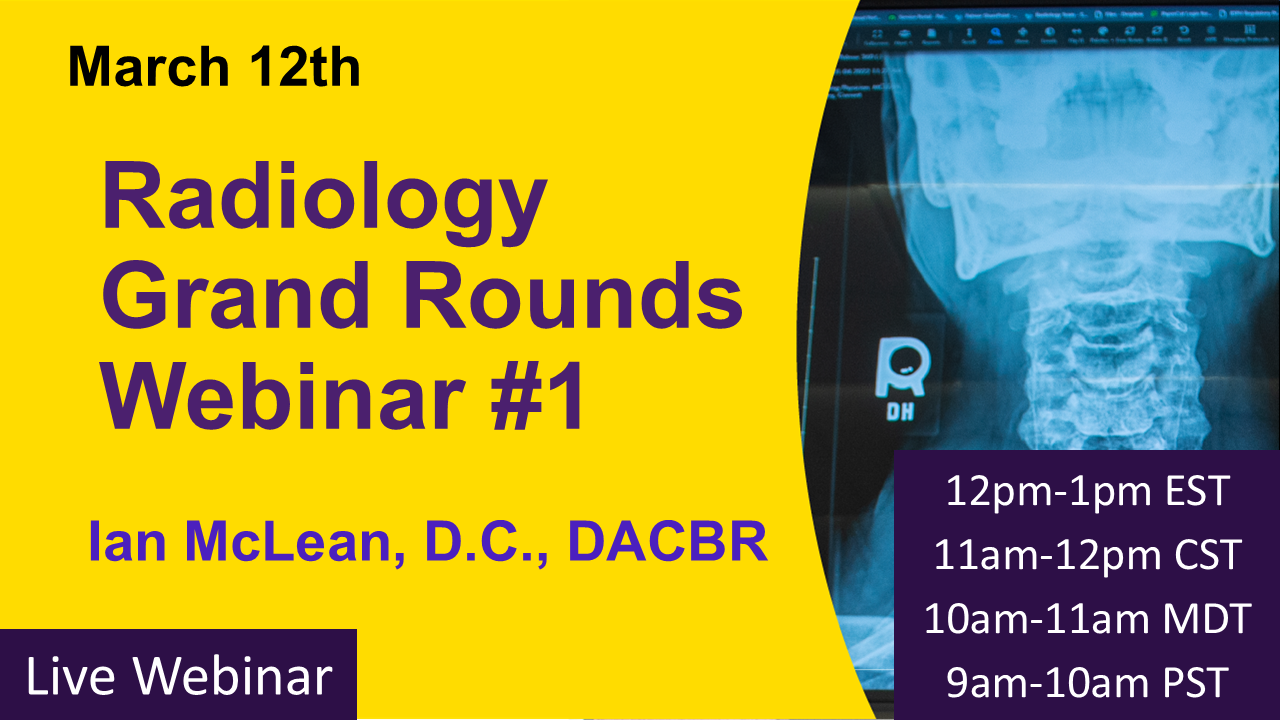 #1 Palmer Online: Radiology Webinar 2026